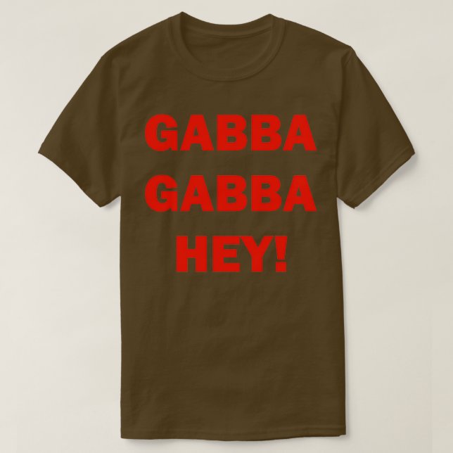 GABBA GABBA HEY T-Shirt (Design vorne)