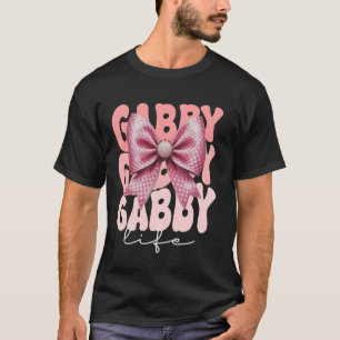 Gabby Coquette Schleife Rosa Süße Oma Muttertag T-Shirt