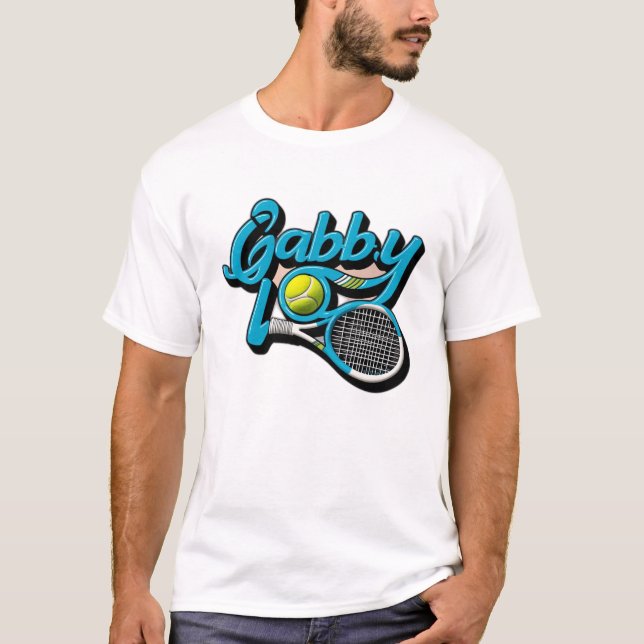 Gabby Liebe Tennis T-Shirt (Vorderseite)