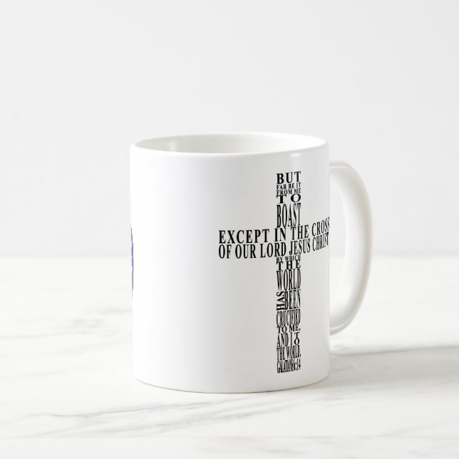 GABC Galatians 6:14 Kaffeetasse (VorderseiteRechts)