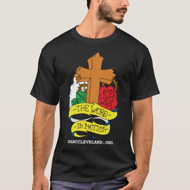 GABC WiM Römer-10:9 T Schwarzes 2 T-Shirt (Vorderseite)
