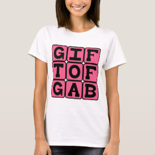 Gabe des Schwätzens, Alliterativer Ausdruck T-Shirt
