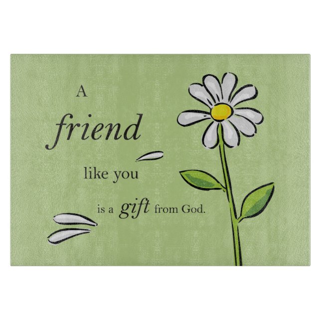 Gabe eines Freundes von Gott, Daisy von grün, reli Schneidebrett (Vorderseite)