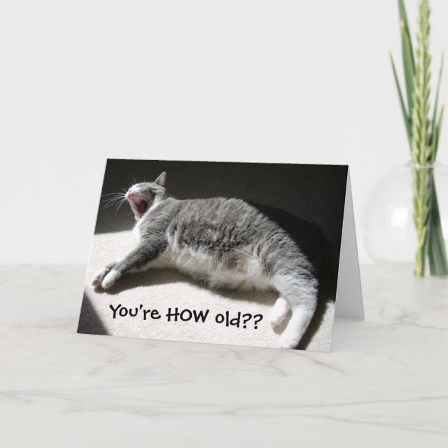 Gabe Geburtstags-Karte - kundengerecht Karte (Vorderseite)