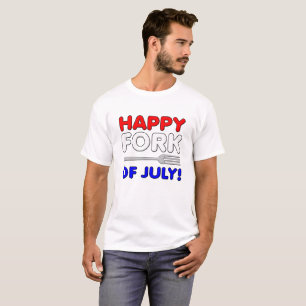 Gabel des Juli Lustiges T-Shirt