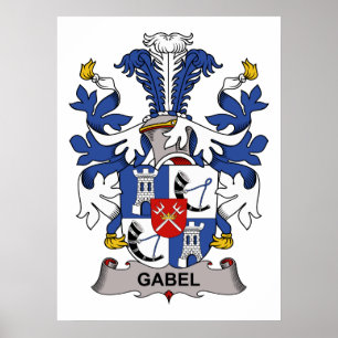 Gabel Familienwappen Poster