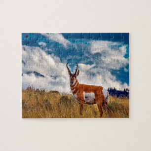 Gabelhirsch Wyoming Puzzle