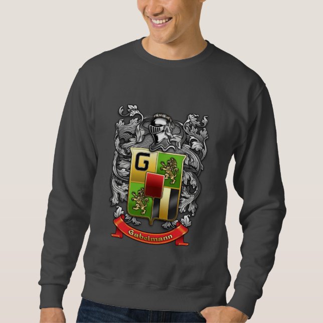 Gabelmann Familienwappen Sweatshirt (Vorderseite)