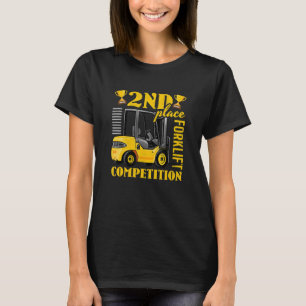 Gabelstapler-Betreiber an der 2. Stelle T-Shirt