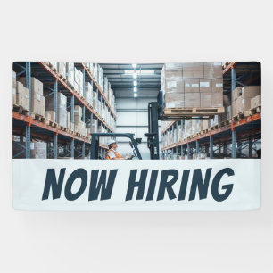 Gabelstapler-Betreiber JETZT HIRING-Banner - Anpas Banner