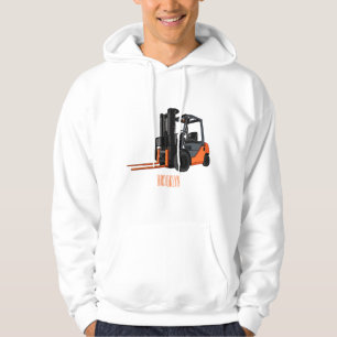 Gabelstapler-Cartoon Hoodie