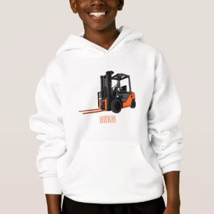 Gabelstapler-Cartoon Hoodie