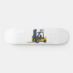 Gabelstapler-Cartoon Skateboard