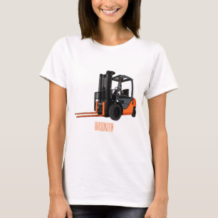 Gabelstapler-Cartoon T-Shirt