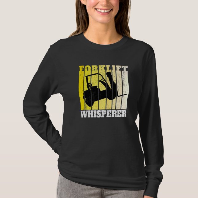 Gabelstapler-Flüsterer Lager Gabelstaplerfahrer   T-Shirt (Vorderseite)