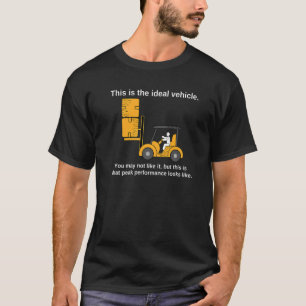 Gabelstapler für den perfekten Fahrzeug-zertifizie T-Shirt