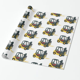 Gabelstapler Geschenkpapier