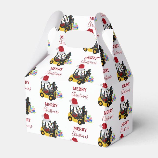 Gabelstapler Geschenkschachtel (Vorderseite)
