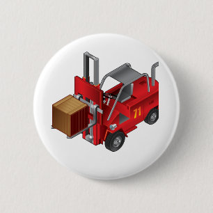 Gabelstapler, Kinder Palettenstaplerdesign Button