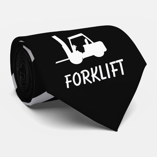 Gabelstapler Krawatte (Gerollt)