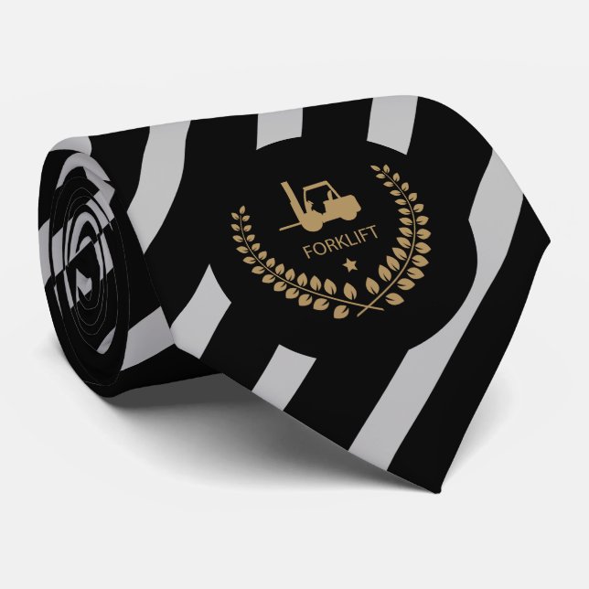 Gabelstapler Krawatte (Gerollt)