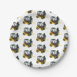 Gabelstapler Pappteller