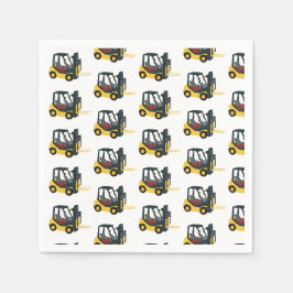 Gabelstapler Serviette