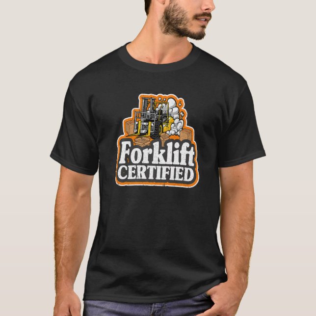Gabelstapler T-Shirt (Vorderseite)