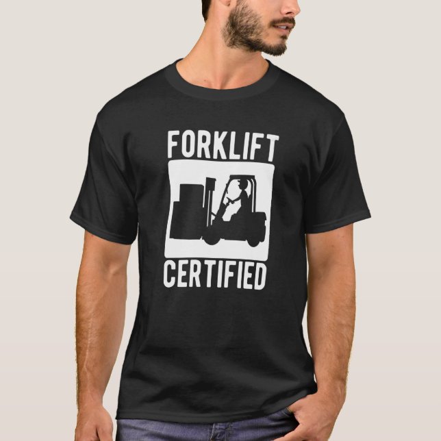 Gabelstapler T-Shirt (Vorderseite)
