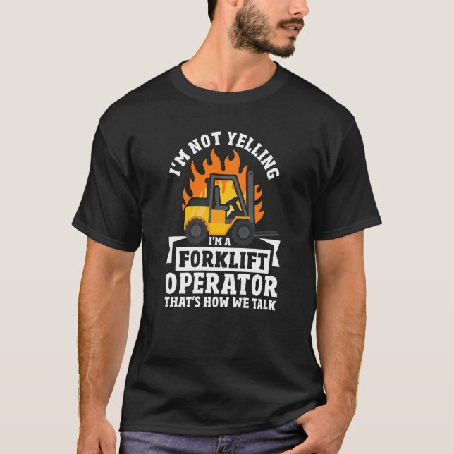 Gabelstapler T-Shirt (Vorderseite)