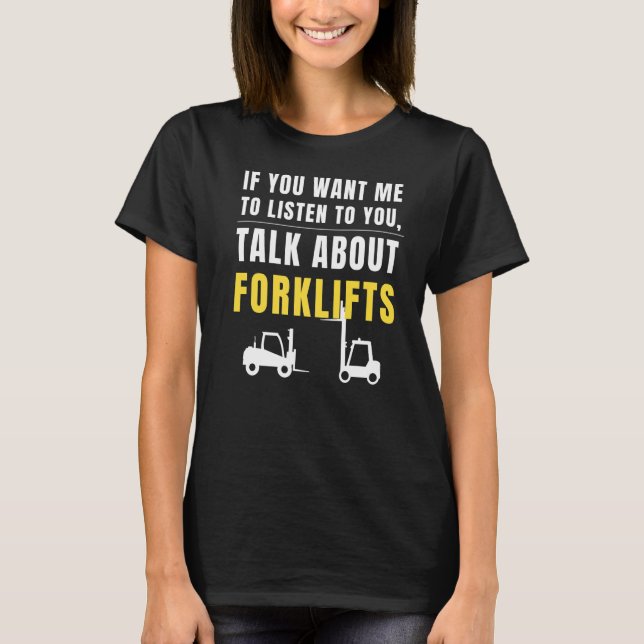 Gabelstapler T-Shirt (Vorderseite)