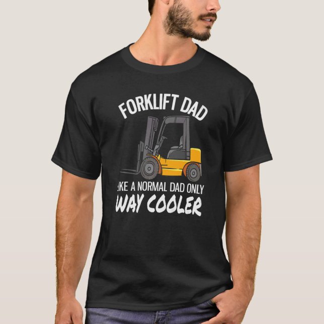 Gabelstapler-Vater T-Shirt (Vorderseite)