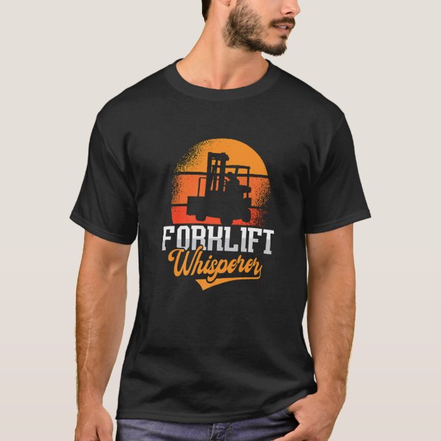 Gabelstapler Whisperer Driver Warehouse LKW Gabels T-Shirt (Vorderseite)