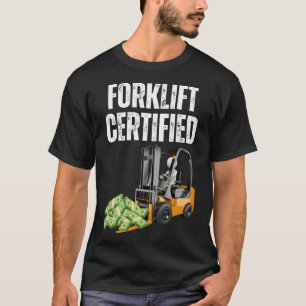 Gabelstapler zertifiziert Meme Funny Gabelstapler T-Shirt