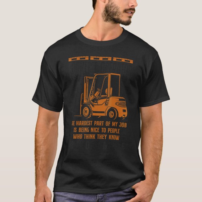 Gabelstaplerbetrieb T-Shirt (Vorderseite)