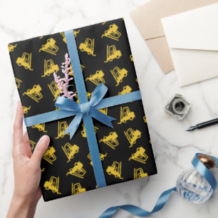 Gabelstaplerbild Geschenkpapier