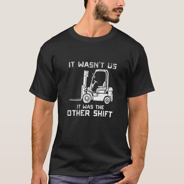 Gabelstaplerdesign für Lagerarbeiter - IT W T-Shirt (Vorderseite)