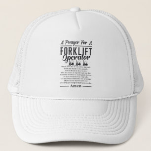 Gabelstaplerfahrer ein Gebet für einen Gabelstaple Truckerkappe