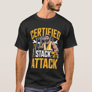 Gabelstaplerfahrer Gabelstapler Logistik Forkstack T-Shirt