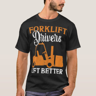 Gabelstaplerfahrer heben besser auf T-Shirt