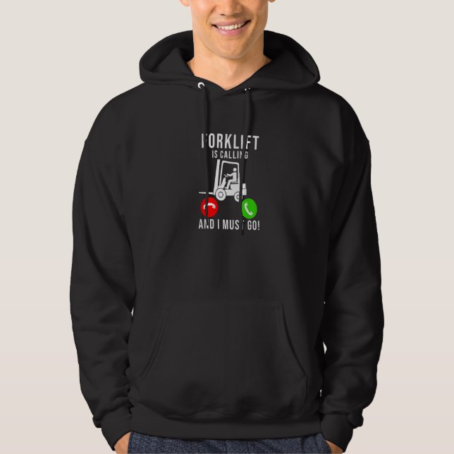 Gabelstaplerfahrer  Lagerarbeiter Gabelstaplerbedi Hoodie (Vorderseite)