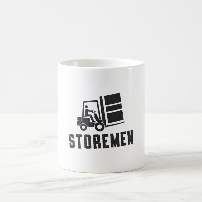 Gabelstaplerfahrer Storemen Kaffeetasse (Mittel)