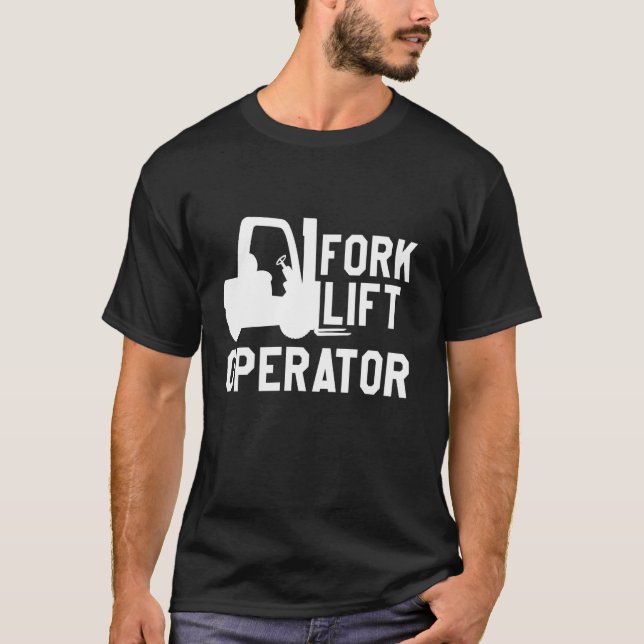 Gabelstaplerfahrer T-Shirt (Vorderseite)