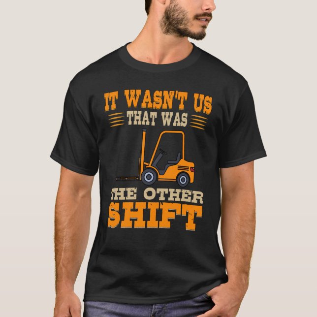 Gabelstaplerfahrer T-Shirt (Vorderseite)
