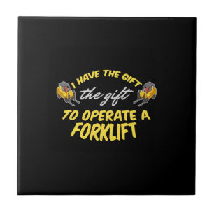 Gabelstaplergeschenk Fliese