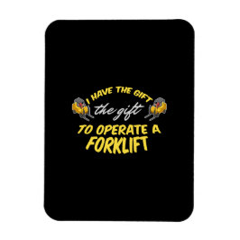 Gabelstaplergeschenk Magnet