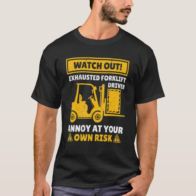 Gabelstapleroperator für Männer - Gabelstaplerfahr T-Shirt (Vorderseite)