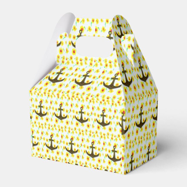 Gable Favor Box Anchor Geschenkschachtel (Vorderseite)
