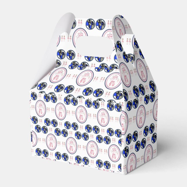 Gable Favor Box Dance Geschenkschachtel (Vorderseite)