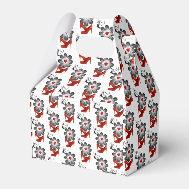 Gable Favor Box Geschenkschachtel (Vorderseite)